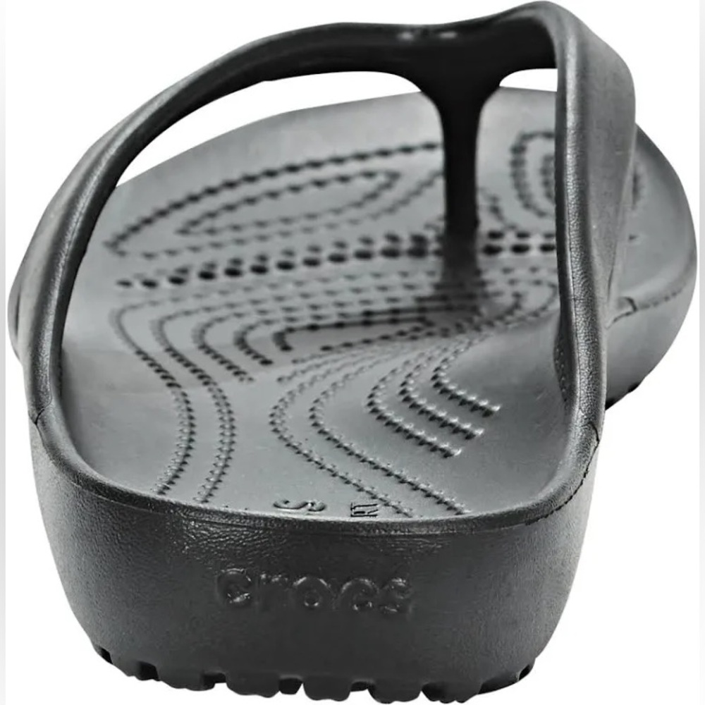 CROCS Kadee II Flip New w/ Tags - Black Size 8 - Picture 3 of 9